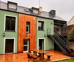 Réalisation en mixte enduit bardage